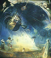 Loco laudato, Oil on canvas, 162 x 149 cm, 1997