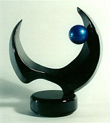 Mooncycle,
lacquered wood