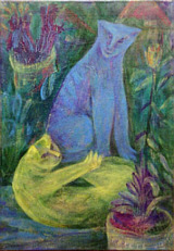 Kitzas Hochzeit (Kitzas wedding) - Oil painting
