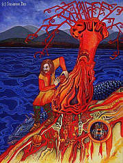 Beowulf - acrylic on canvas, 2000