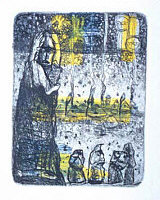 Loneliness
etching, 15x20, 2002