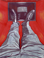 Riaccendilo! (Turn It On Again!)acrylic on canvas, 80x60 cm, 2004
