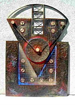 Totem 4 - 2004, Mixed technique on board - cm. 150x110