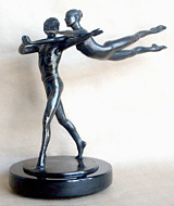 Ribbon cabriole, 13x13 Bronze - Excalibur Foundry